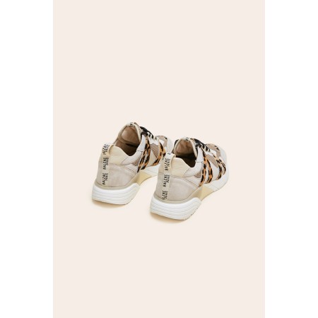 Sand and cheetah Astor sneakers 2023