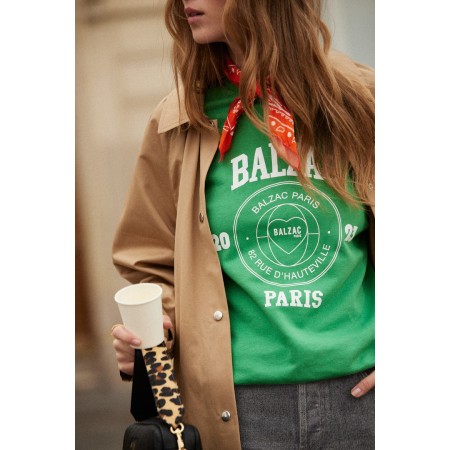 Harlow Balzac Paris 2023 green sweatshirt en ligne