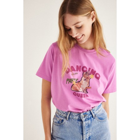 Bree Dancing queen pink t-shirt une grave pollution 