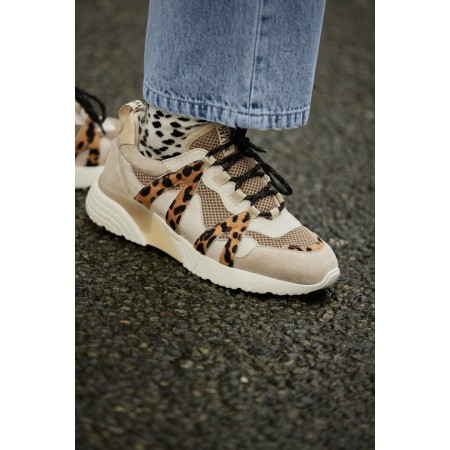 Sand and cheetah Astor sneakers 2023