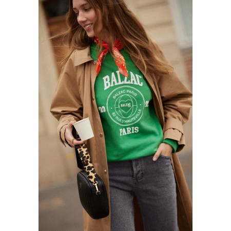 Harlow Balzac Paris 2023 green sweatshirt en ligne