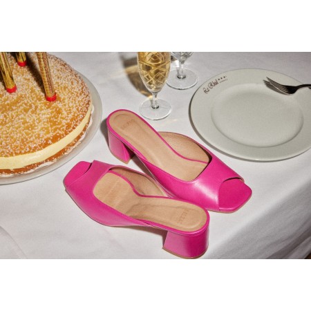 Mystique fuchsia pumps rembourrage situé sous