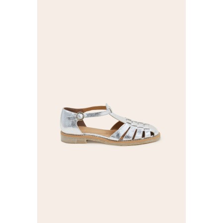 Theoline silver sandals d'Europe débarque