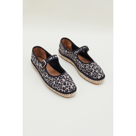 Fortune ballet flats in leopard jacquard en ligne des produits 