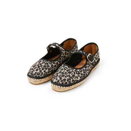 Fortune ballet flats in leopard jacquard en ligne des produits 