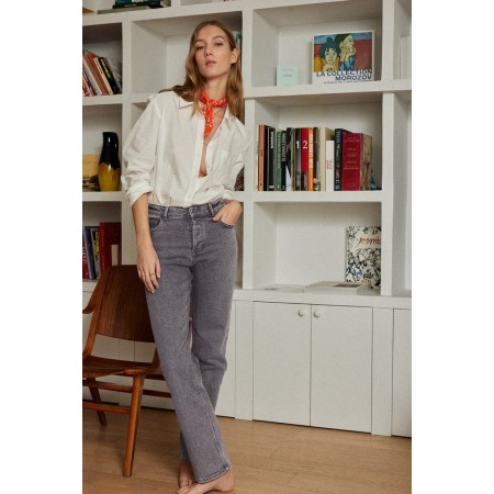 Fauve ash gray jeans pas cher chine