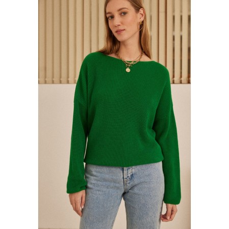 Frisson sweater green Les magasins à Paris