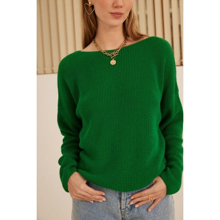 Frisson sweater green Les magasins à Paris