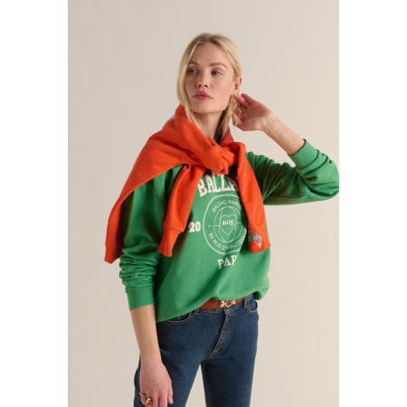 Harlow Balzac Paris 2023 green sweatshirt en ligne