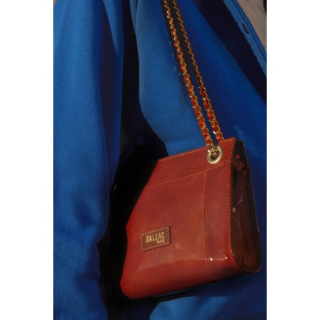 Rodie cognac crumpled varnish bag 2 - 3 jours ouvrés.