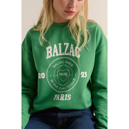 Harlow Balzac Paris 2023 green sweatshirt en ligne