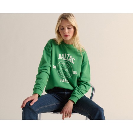 Harlow Balzac Paris 2023 green sweatshirt en ligne