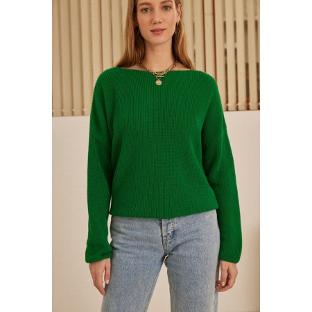 Frisson sweater green Les magasins à Paris