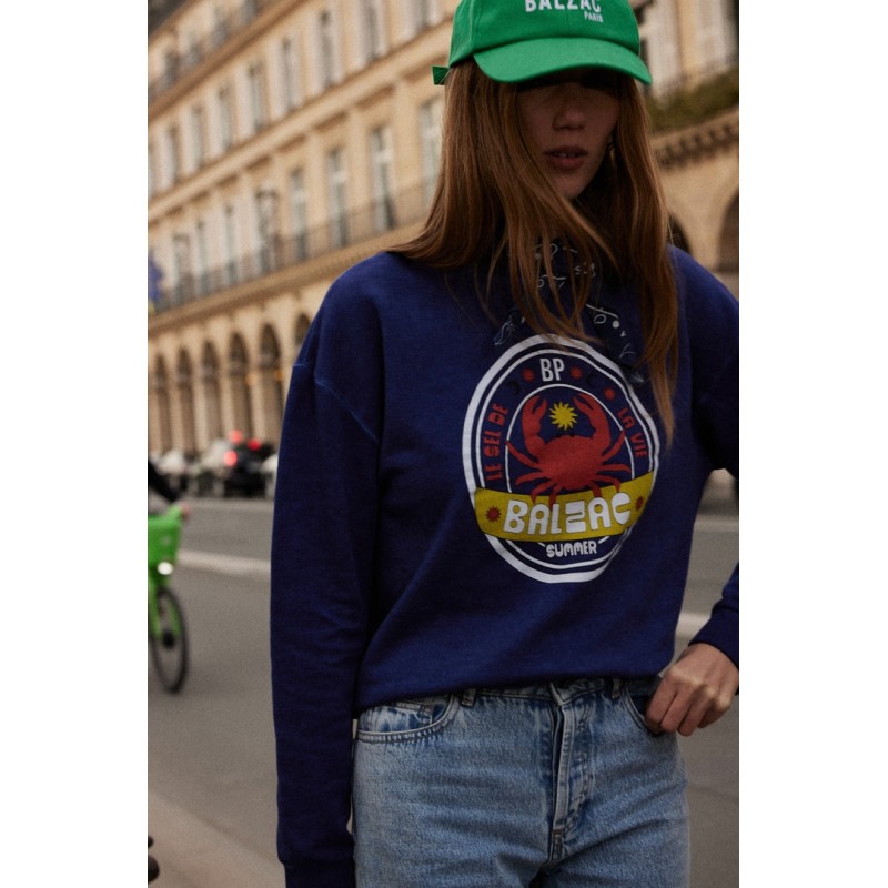 Navy Crab Harlow Sweatshirt Venez découvrir notre 