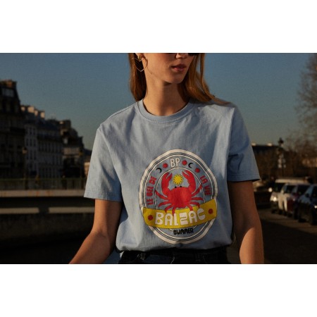 Ice Blue Crab Bree T-Shirt la chaussure