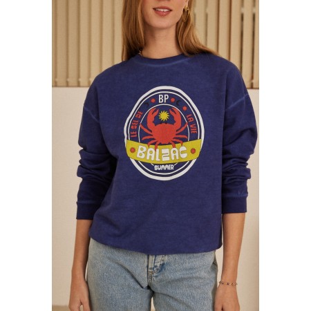 Navy Crab Harlow Sweatshirt Venez découvrir notre 