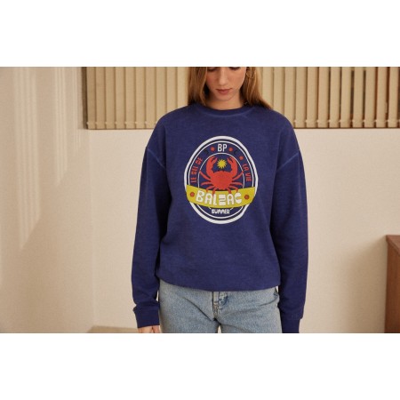 Navy Crab Harlow Sweatshirt Venez découvrir notre 