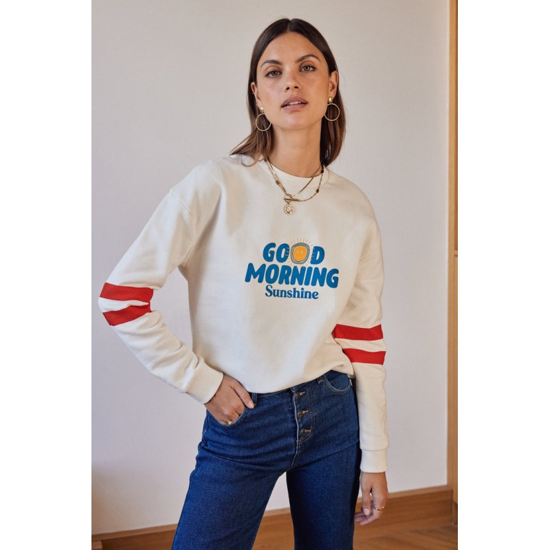 Sweat-shirt Harlow Good morning sunshine Livraison rapide