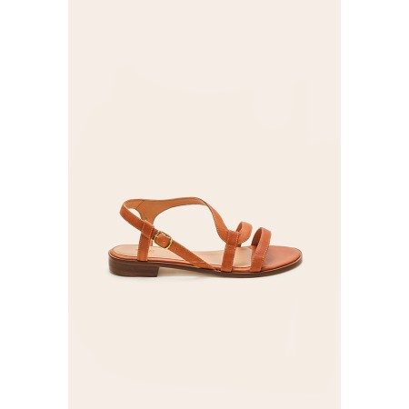 Margarita cognac sandals des créatures d'habitude