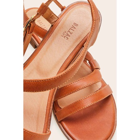 Margarita cognac sandals des créatures d'habitude