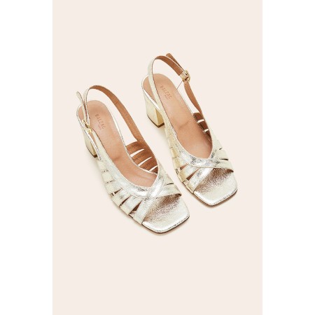 Gold Prudence sandals Venez découvrir notre 