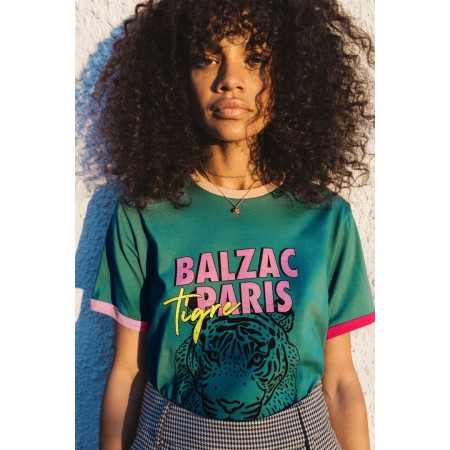 Tee-shirt bree tigre vert Vous souhaitez 