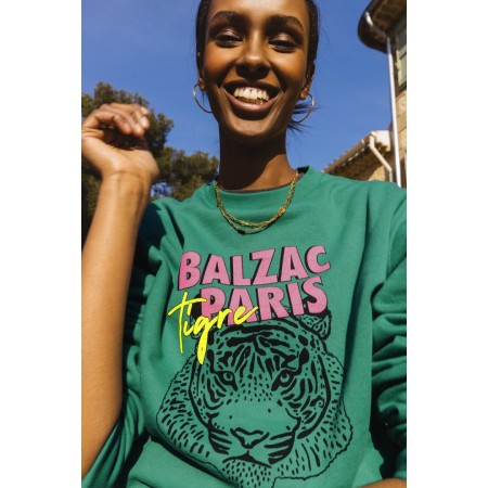 Sweat Harlow Tigre vert l'évolution des habitudes 