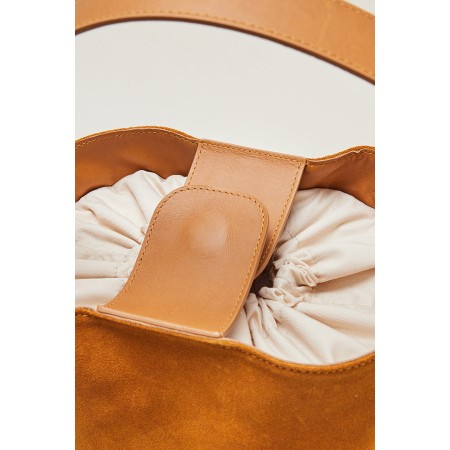 Sac Grand Orion bi-matière camel rembourrage situé sous