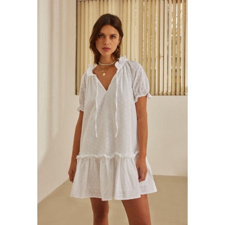 Robe Sorbet blanc chez Cornerstreet bien 