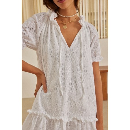 Robe Sorbet blanc chez Cornerstreet bien 