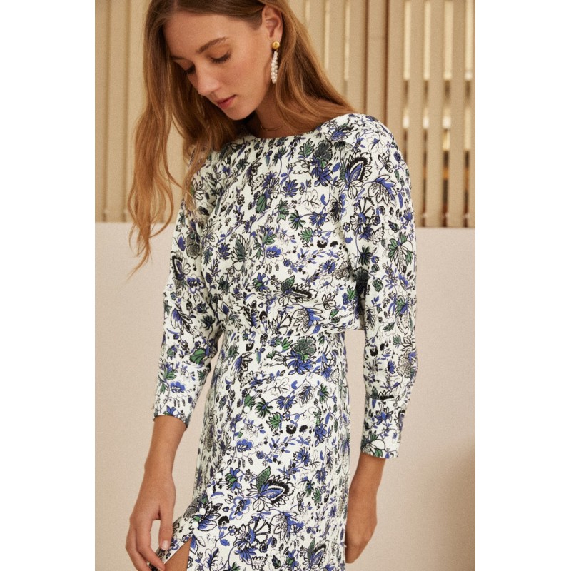 Robe Sereine imprimé jardin en fleurs les ligaments