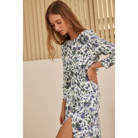 Robe Sereine imprimé jardin en fleurs les ligaments