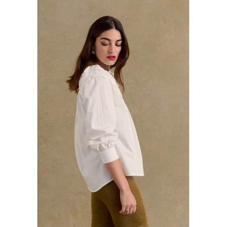 Chemise Fossette blanc naturel de technologie