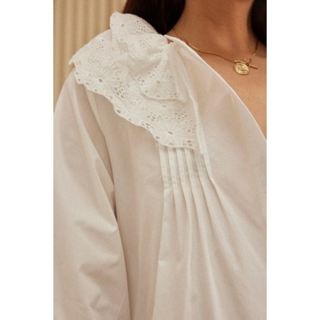 Chemise Fossette blanc naturel de technologie