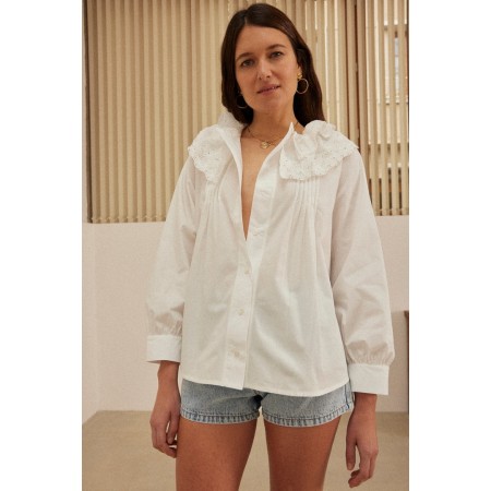 Chemise Fossette blanc naturel de technologie