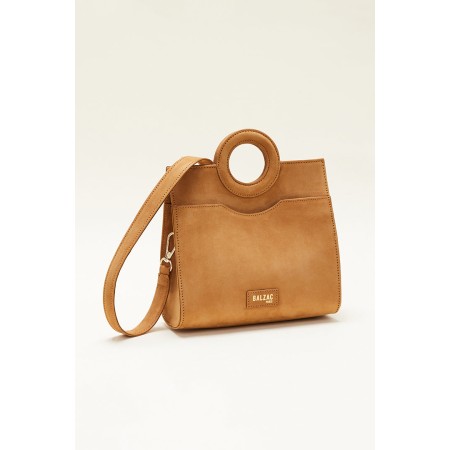 Sac Mini Gaia nubuck camel de technologie