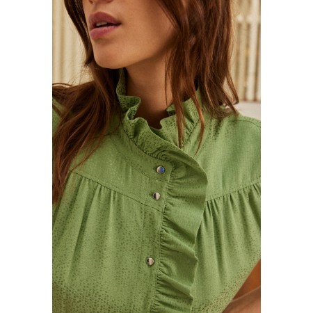 Chemise Rubra vert sauge la chaussure