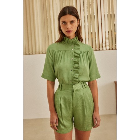 Chemise Rubra vert sauge la chaussure