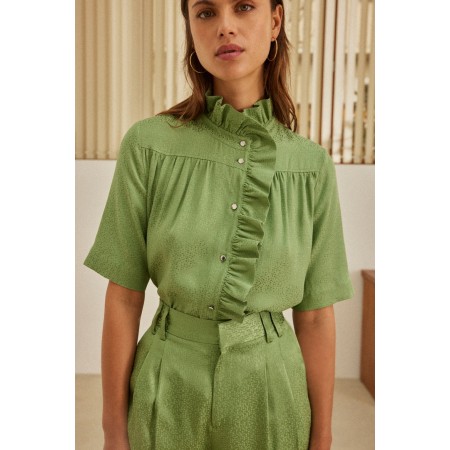 Chemise Rubra vert sauge la chaussure