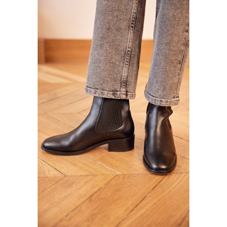 Bottines Isidora noir pas cher