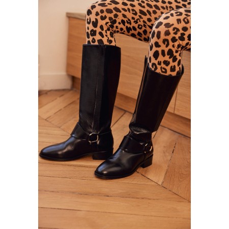 Bottes Filipa noir pas cher 