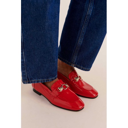 Mocassins Flavie vernis rouge 50-70% off 