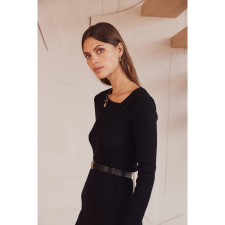 Robe Isaline noir Véritable concentré