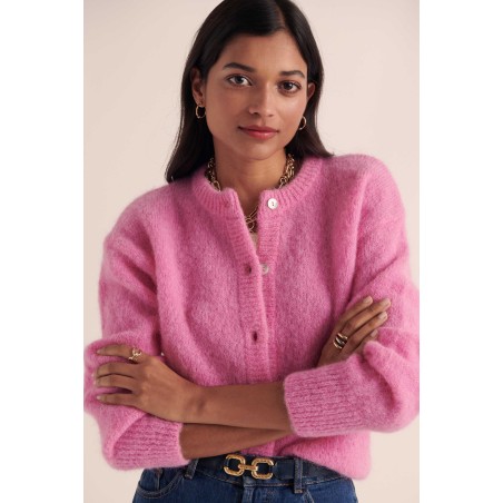 Cardigan Douceur rose bonbon online