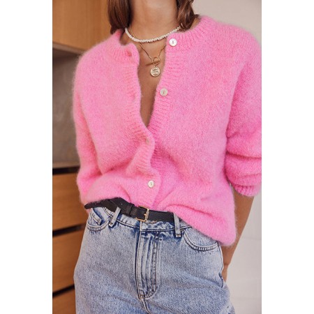 Cardigan Douceur rose bonbon online