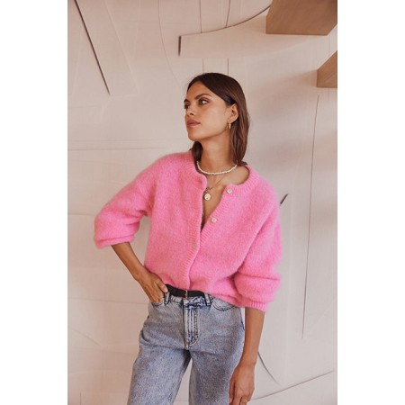 Cardigan Douceur rose bonbon online