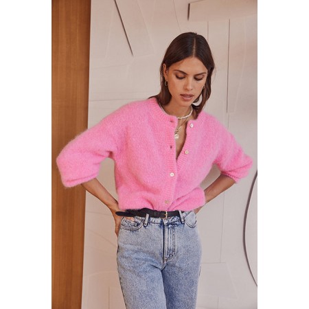 Cardigan Douceur rose bonbon online