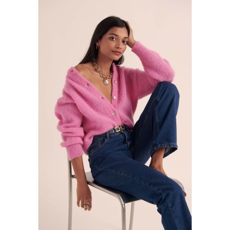 Cardigan Douceur rose bonbon online