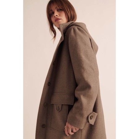 Manteau Quibery chataigne shop