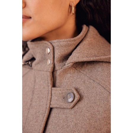 Manteau Quibery chataigne shop